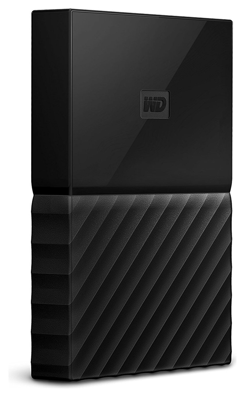 WD My Passport 2TB Portable Hard Drive - Black