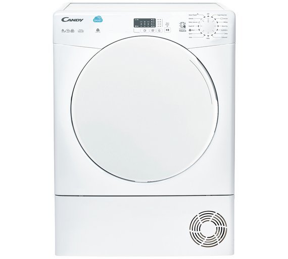 Candy CSC9LF 9KG Sensor Dry Condenser Tumble Dryer - White