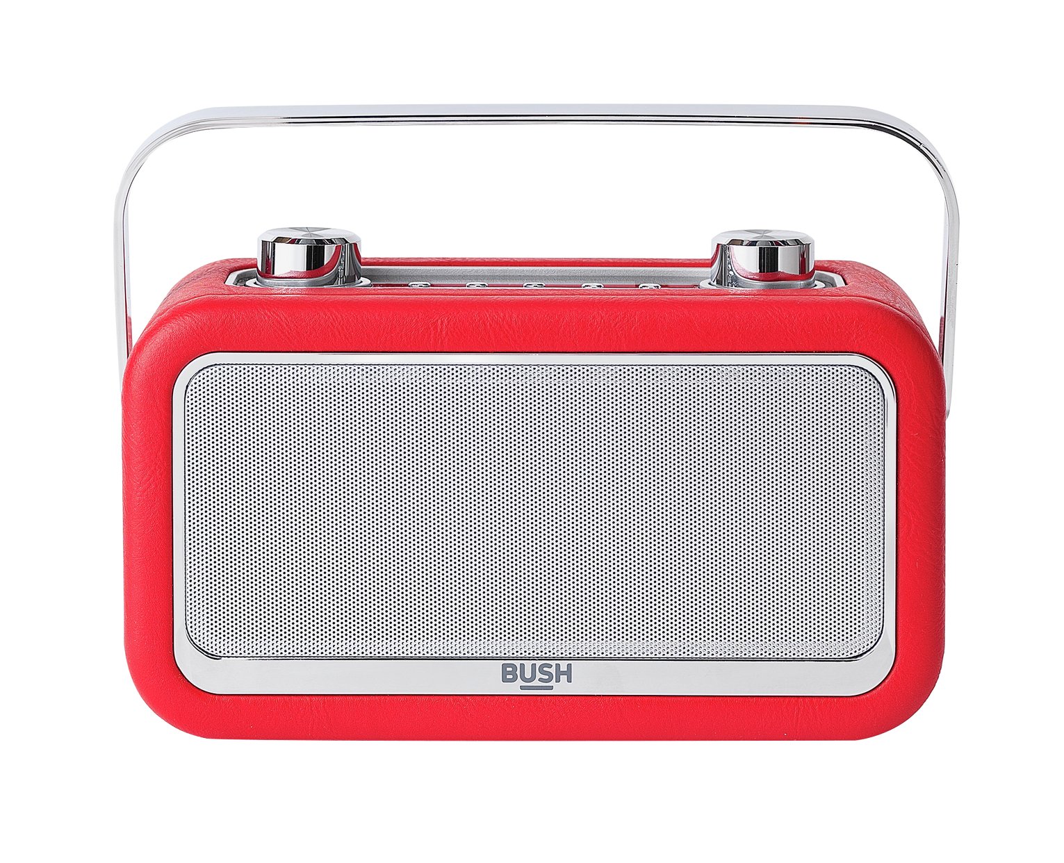 Bush Leather DAB Radio - Red