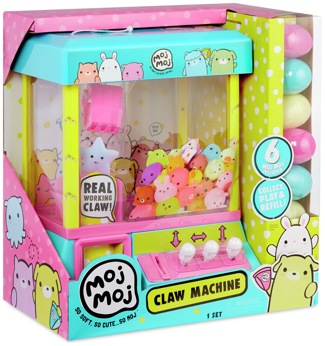 moj moj claw machine playset argos