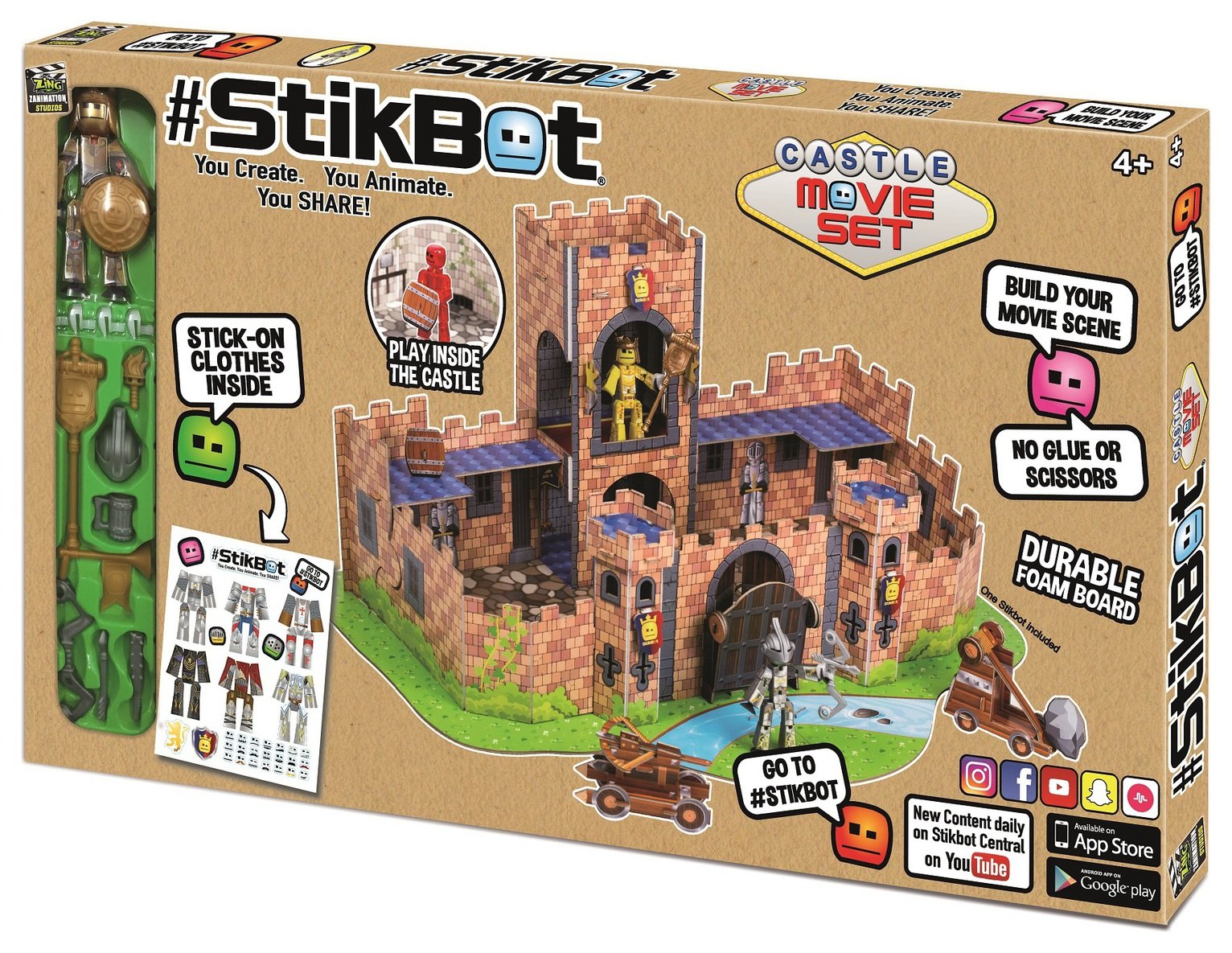 StikBot Movie Set Castle