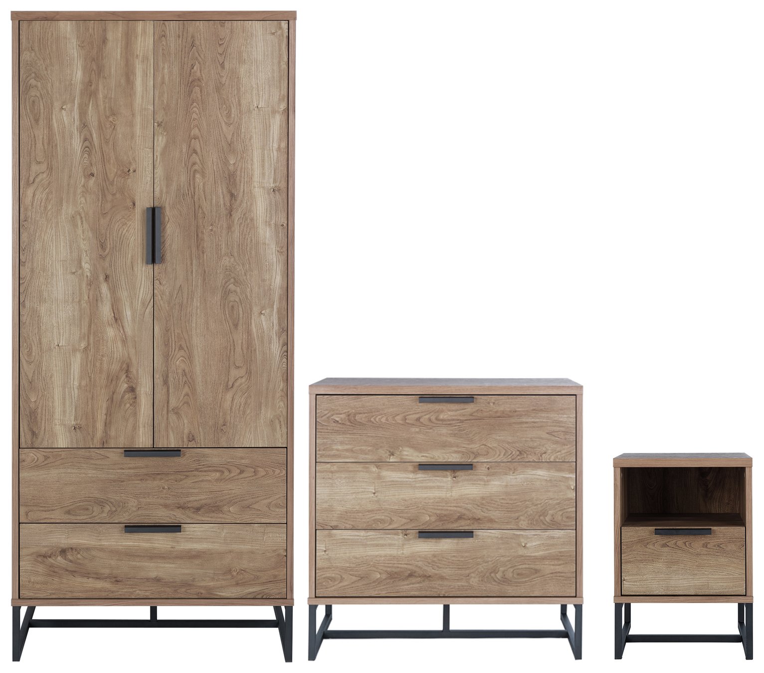 Argos Home Nomad 3 Piece 2 Door Wardrobe Set Review