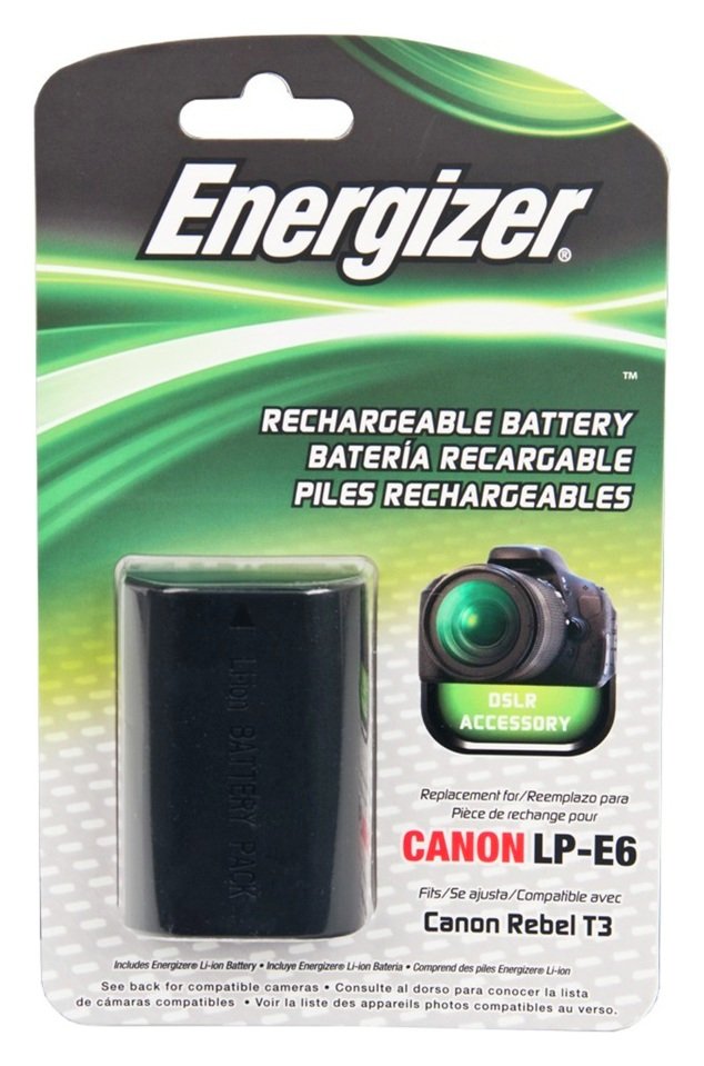 Energizer ENB-CE6 Camera Battery for Canon LP-E6