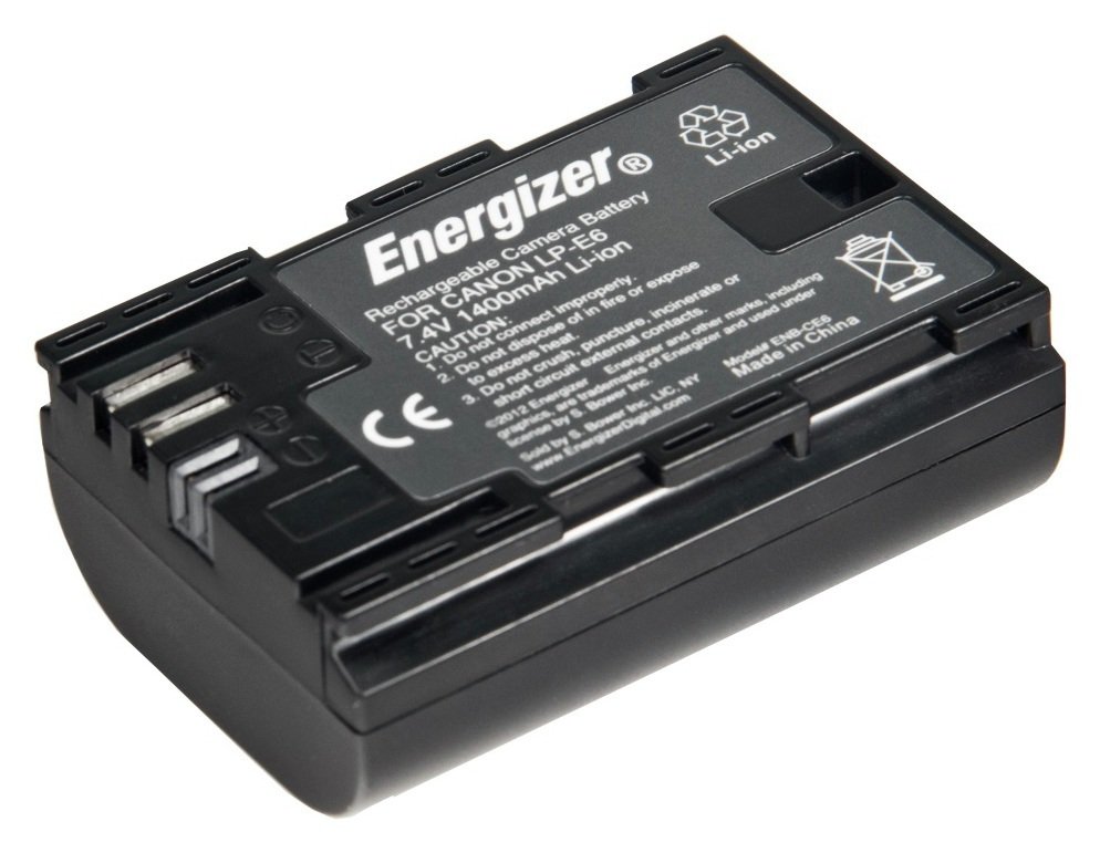 Energizer ENB-CE6 Camera Battery for Canon LP-E6 Review