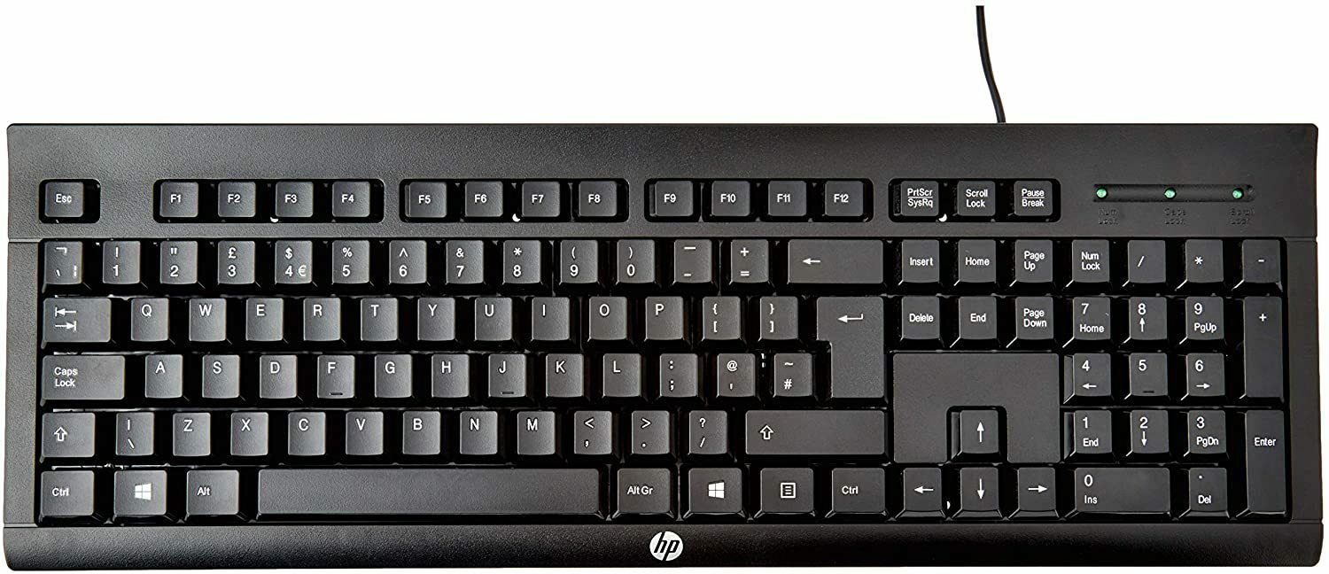 HP K1500 Keyboard - Black