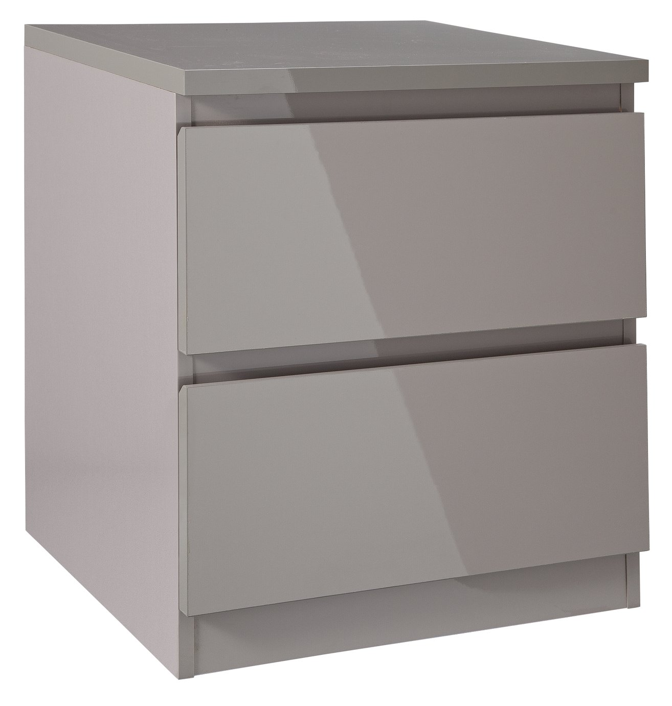 Argos Home Jenson Gloss 2 Bedside & 5 Drawer Chest Set -Grey Review