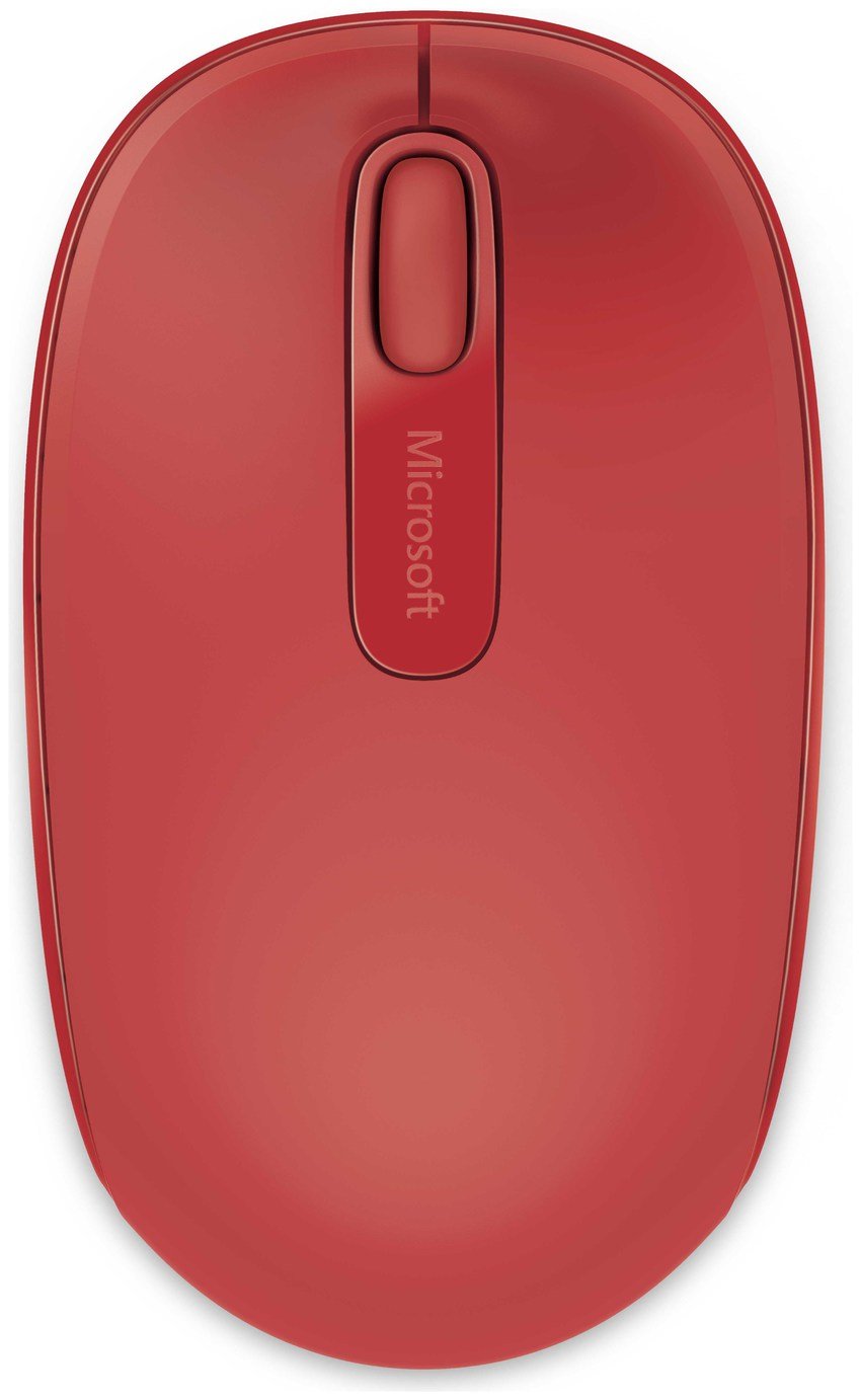 Microsoft 1850 Wireless Mobile Mouse - Red