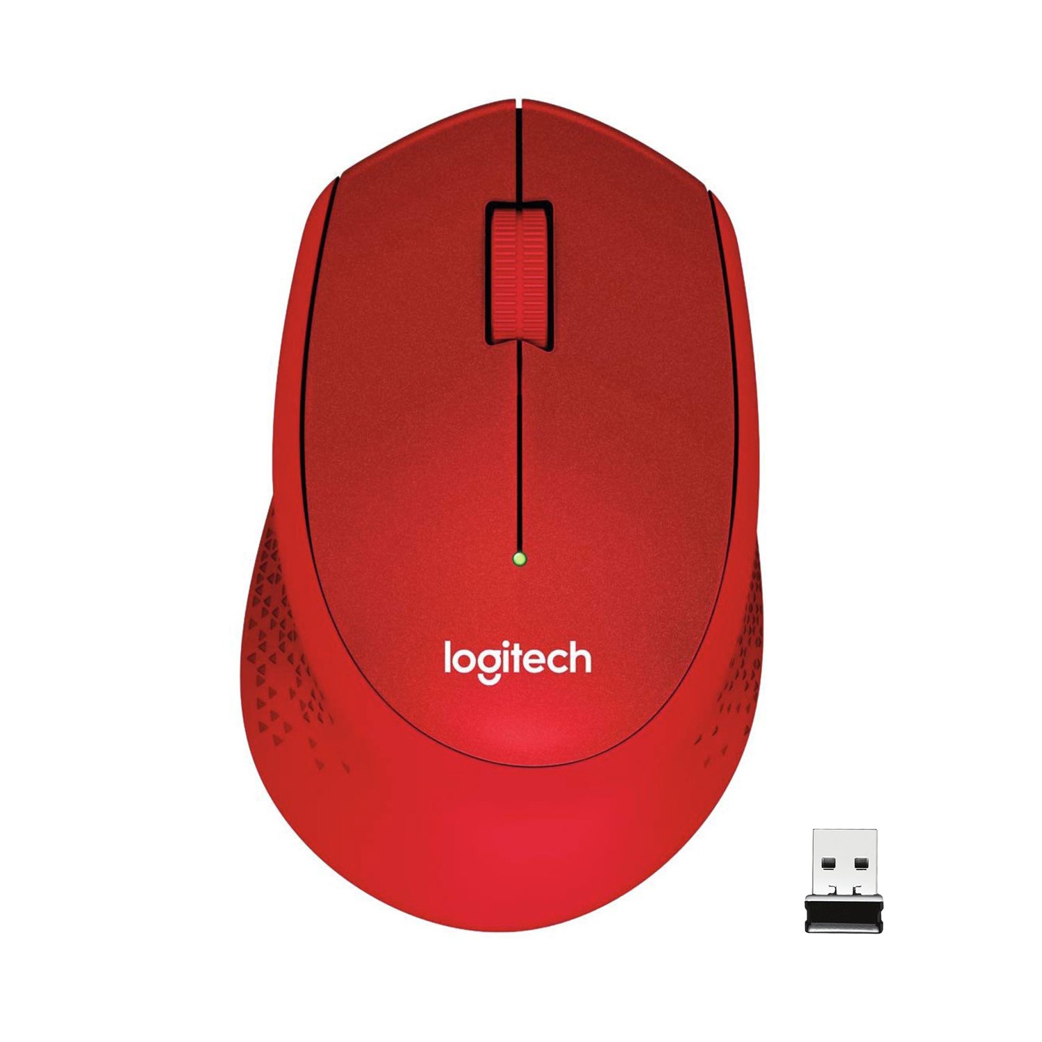 Logitech M330 Wireless Silent Mouse - Red