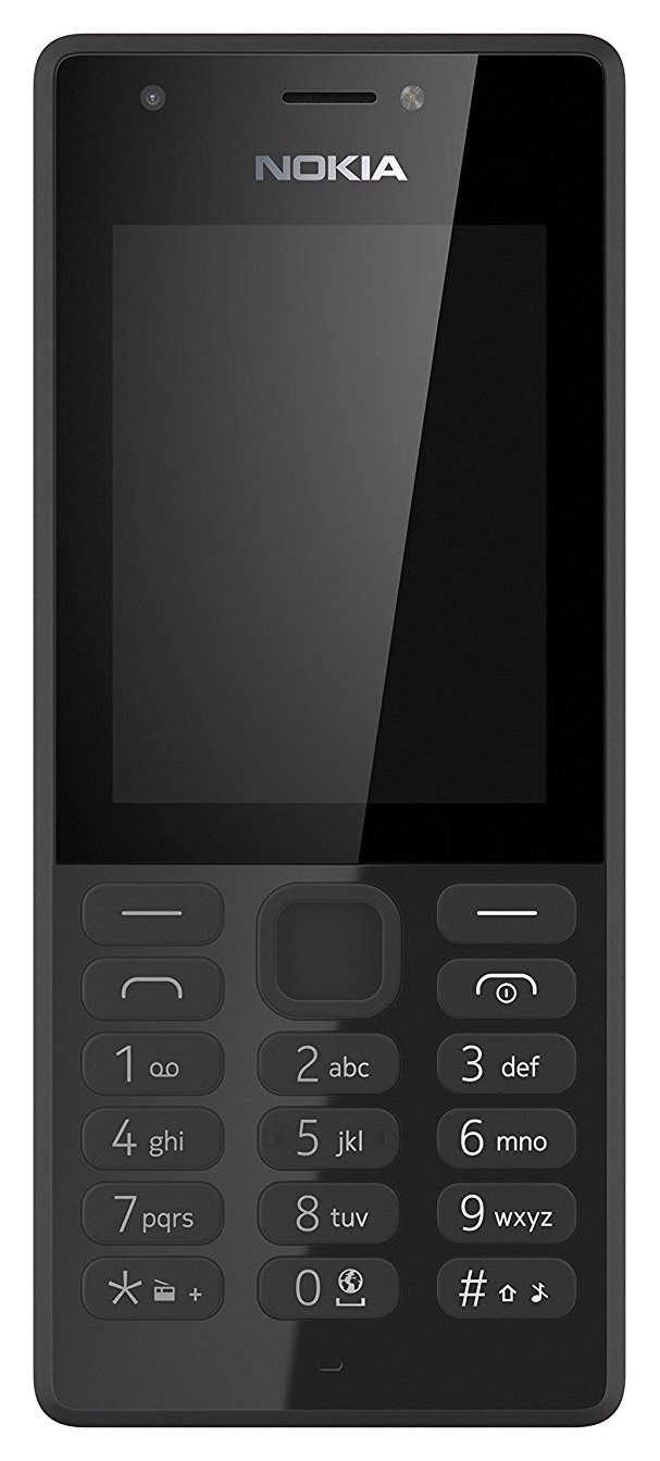 SIM Free Nokia 216 Mobile Phone - Black