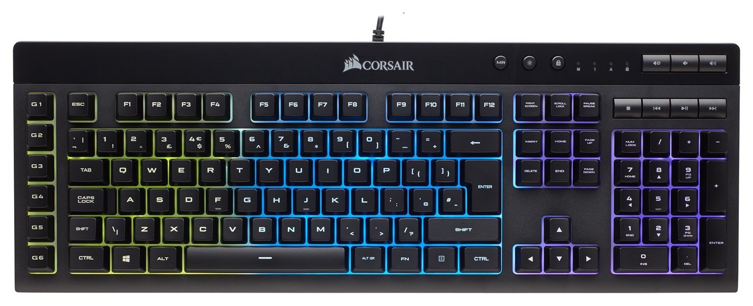 Corsair K55 RGB Gaming Keyboard Review