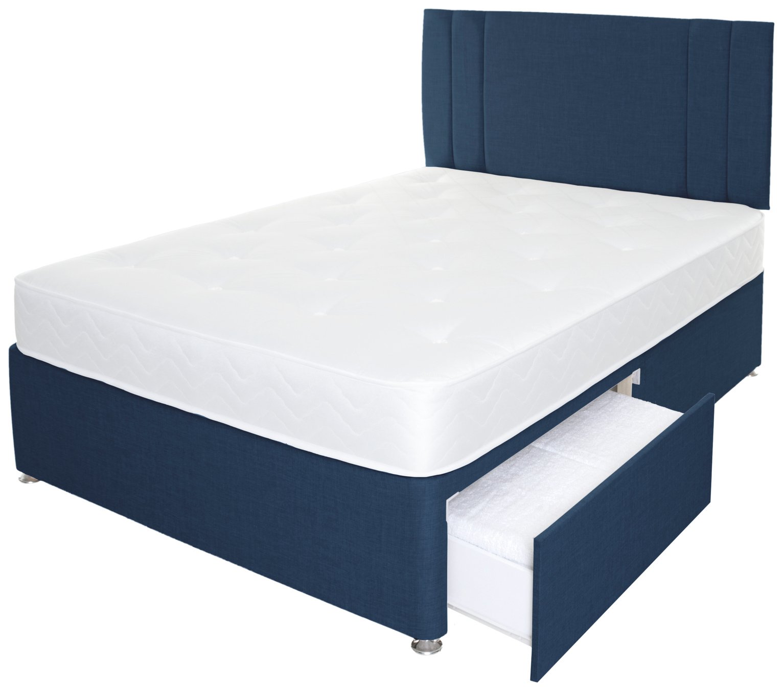 Airpsrung Henlow 1200 Pkt 2 Drw Divan Bed & Headboard review