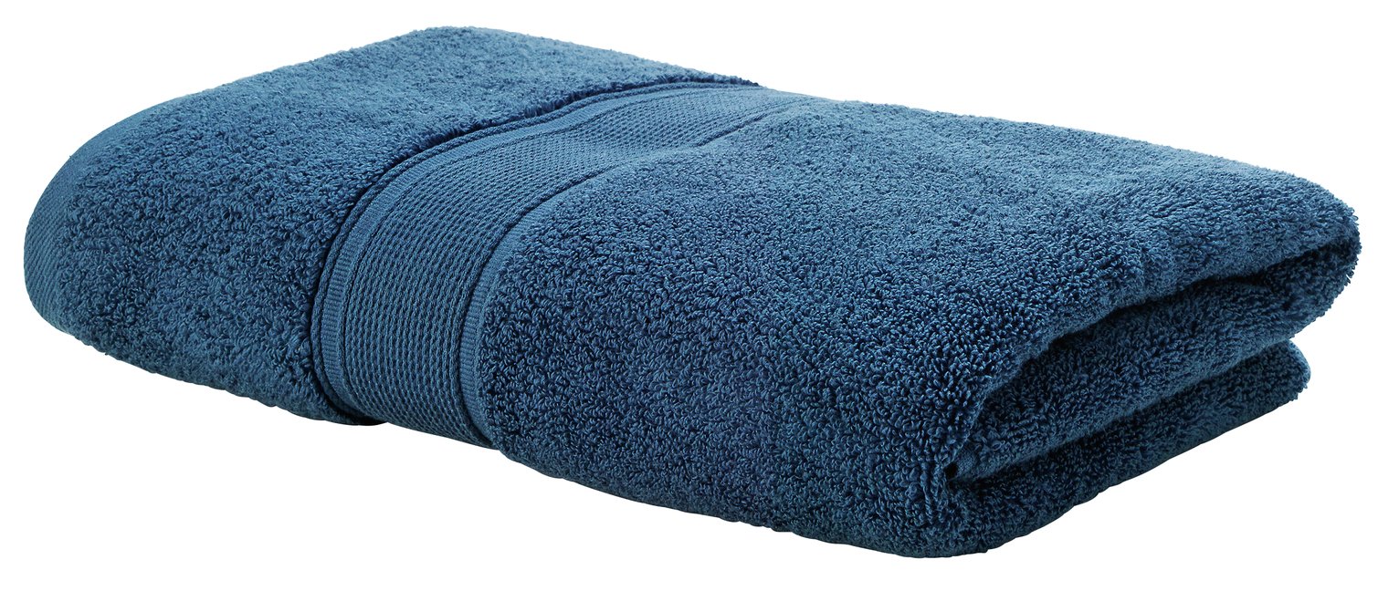 Argos Home Super Soft Bath Towel - Denim Blue