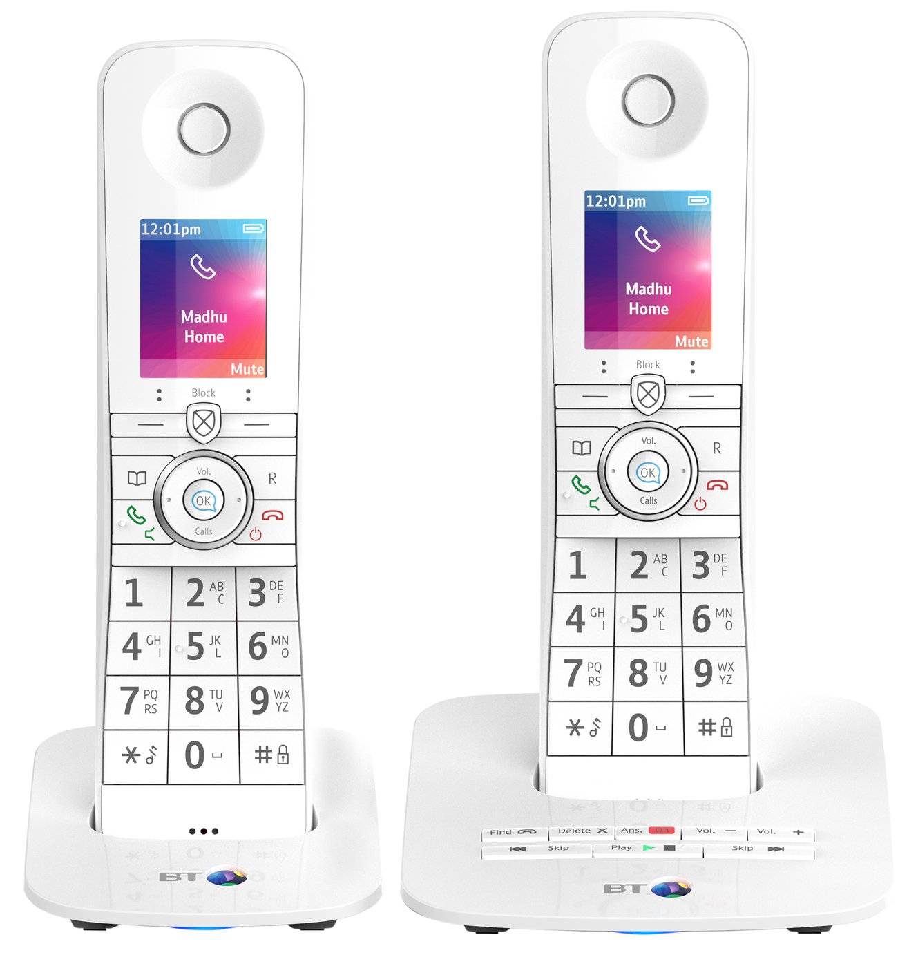 BT Premium Cordless Telephone with Voice Control - Twin
