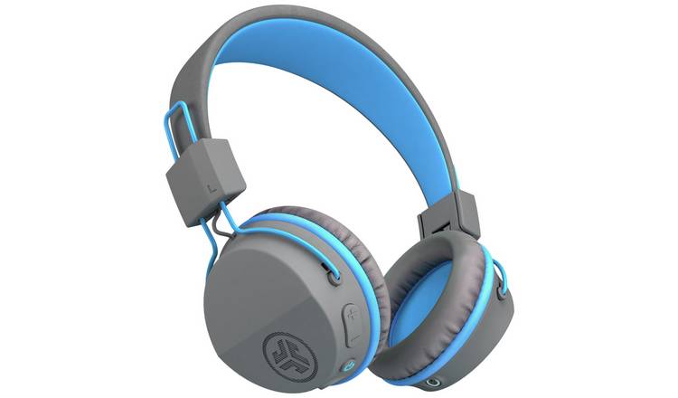 JLab JBuddies Studio Kids Bluetooth Headphones - Grey/Blue