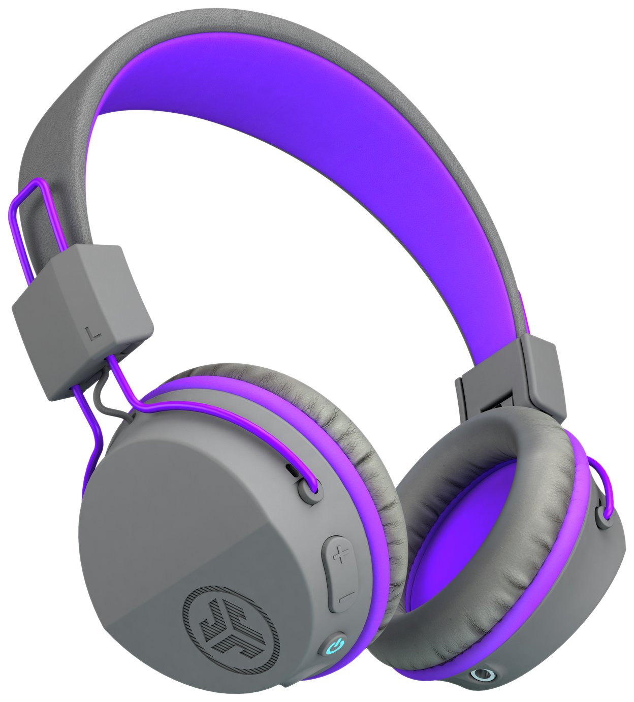 JLab JBuddies Studio Kids Bluetooth Headphones - Grey/Purple