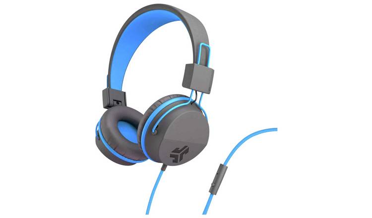 JLab JBuddies Kids Headphones - Grey/ Blue