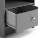 Buy Argos Home Malibu 1 Drawer Bedside Table - Grey | Bedside tables ...