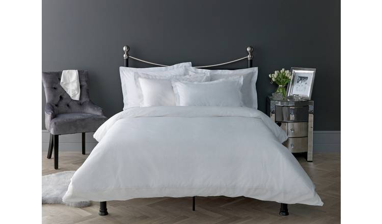 Buy Argos Home 400tc Egyptian Cotton Oxford Duvet Set Double