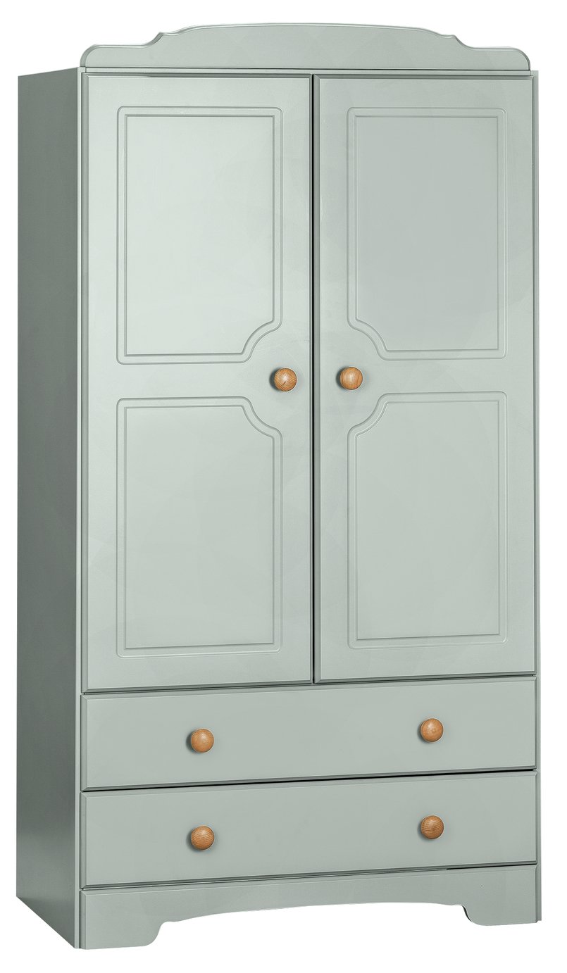 Argos Home Nordic 2 Dr 2 Drawer Short Wardrobe - Grey & Pine