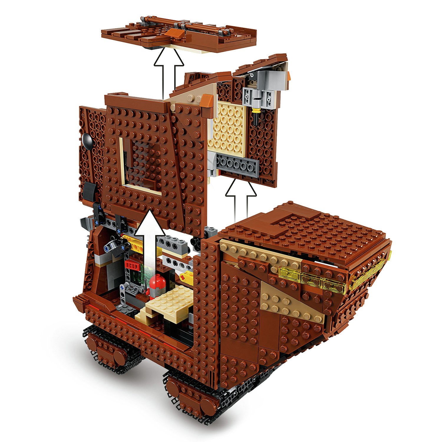 sandcrawler lego moc