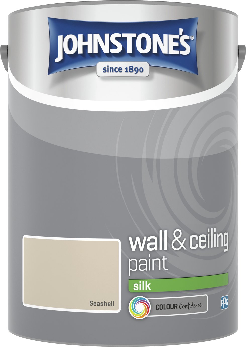 Johnstone's Wall & Ceiling Paint Silk 5L - Seashell