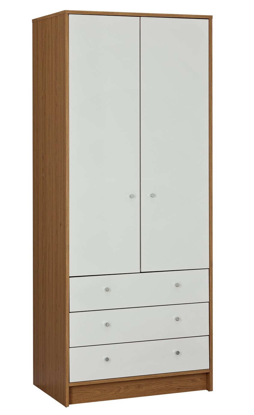 Argos Home Malibu Gloss 2Dr 3 Drw Wardrobe Review