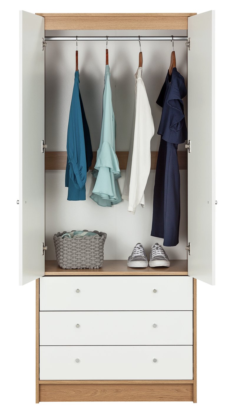 Argos Home Malibu Gloss 2Dr 3 Drw Wardrobe Review