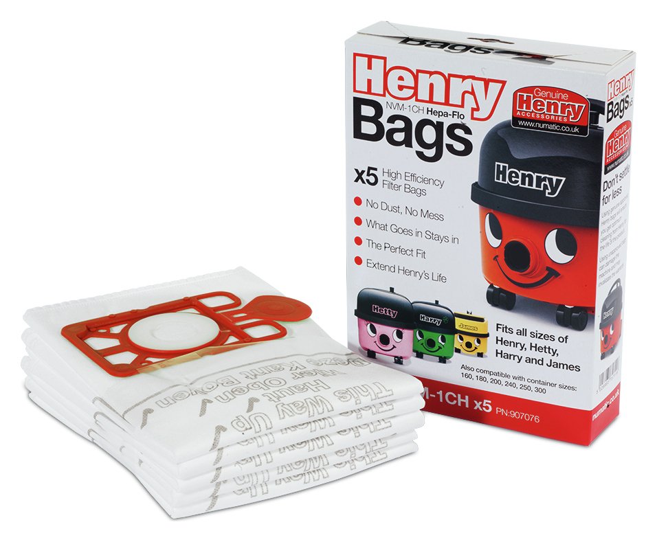 Henry Genuine Dust Bags - Pack of 5