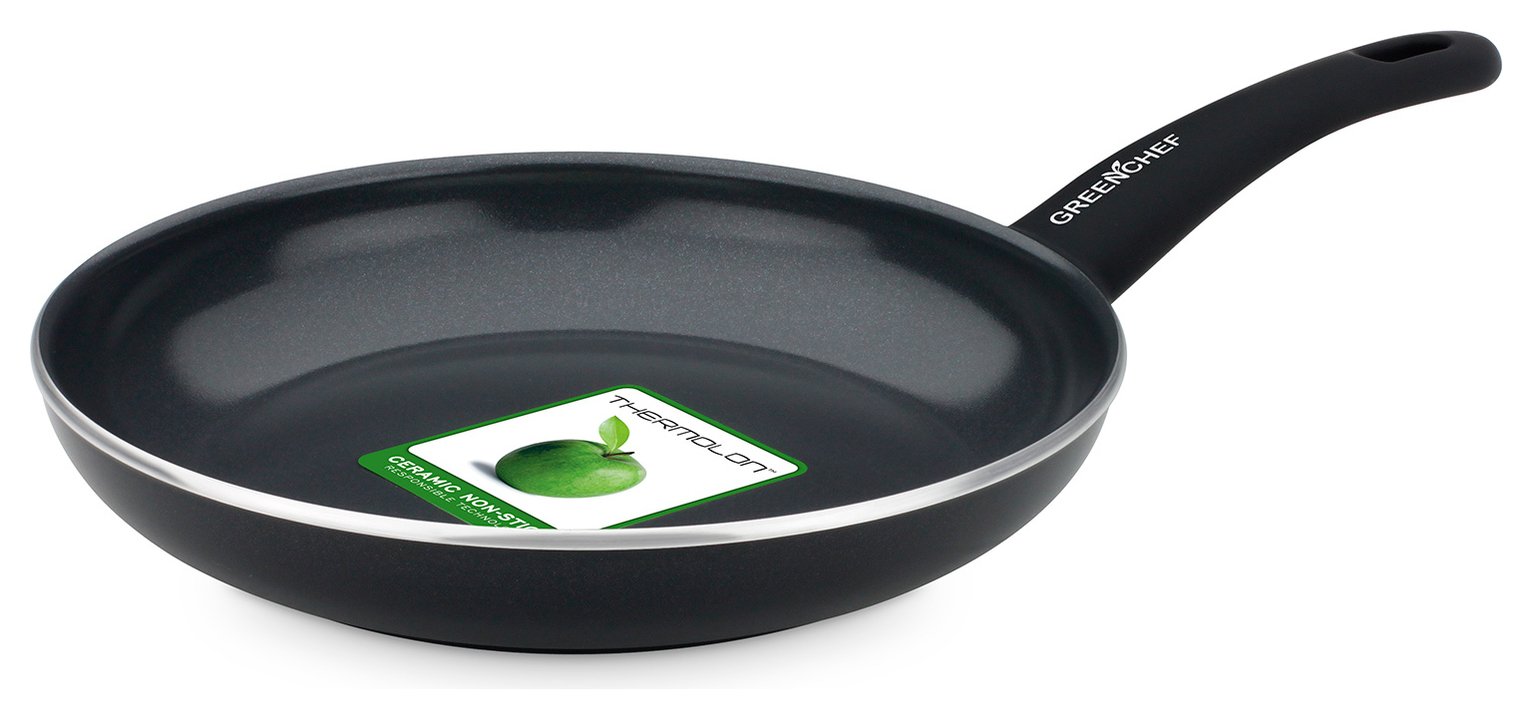 GreenChef Soft Grip 24cm Frying Pan - Black