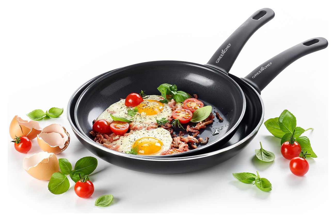 GreenChef Soft Grip 24 and 28cm Frying Pan Set Review