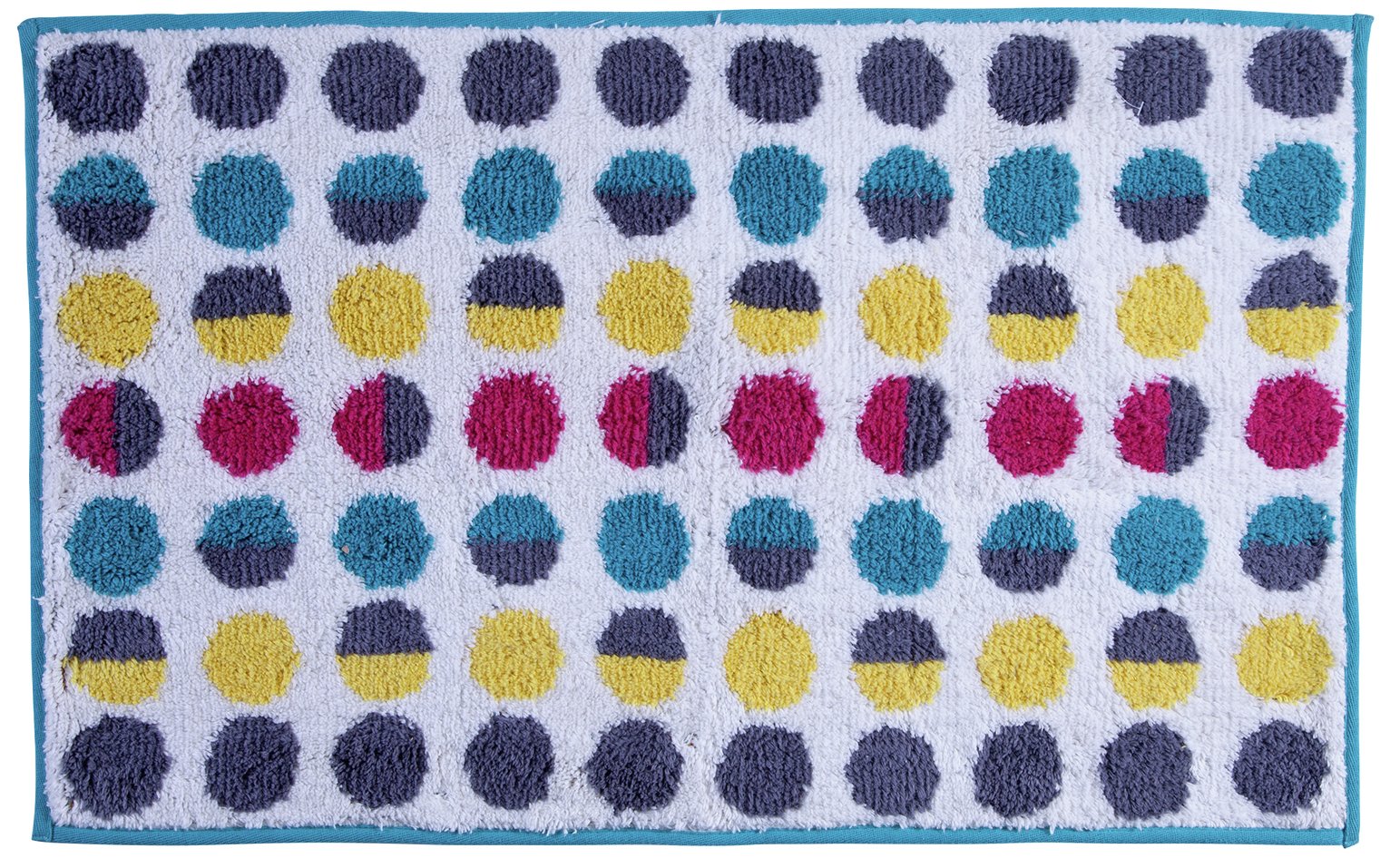 Argos Home Bath Mat - Spots