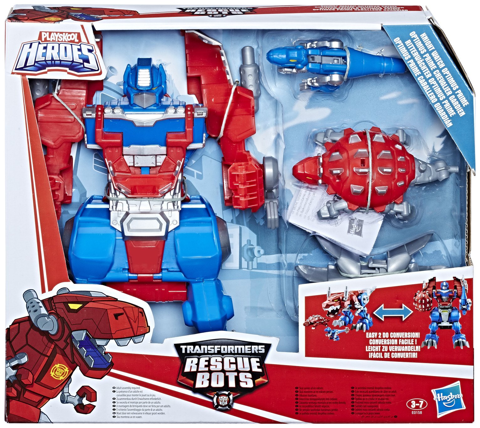 Playskool Heroes Transformers Bots Knight Optimus Prime Reviews