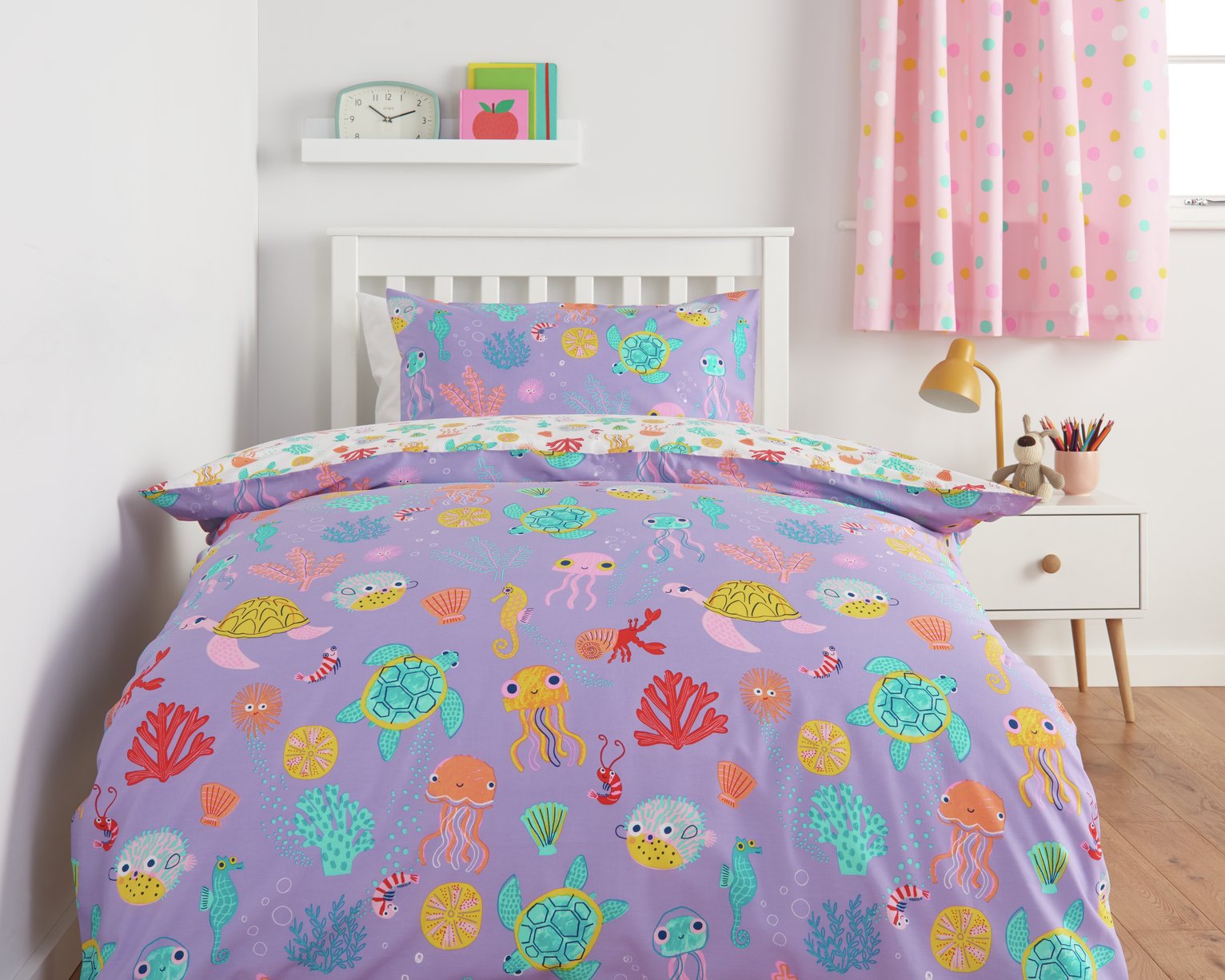 Argos Home Lilac Sealife Bedding Set Review