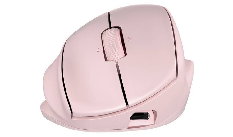 HP 720M Tilt Ergonomic Wireless Mouse - Pink