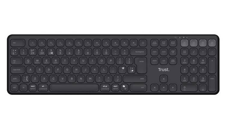 Trust Vaiya Multi-Device Wireless Keyboard - Black