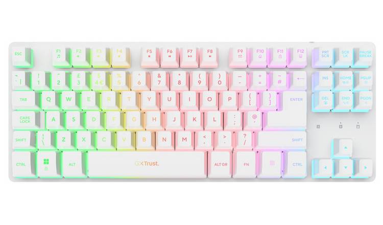 GXTrust 831 Thado TKL Wireless Gaming Keyboard - White