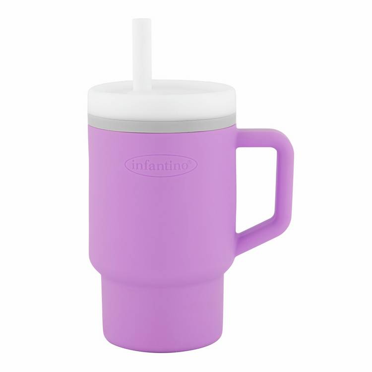 Infantino My 1st Tumbler Silicone Drinking Cup - Lilac