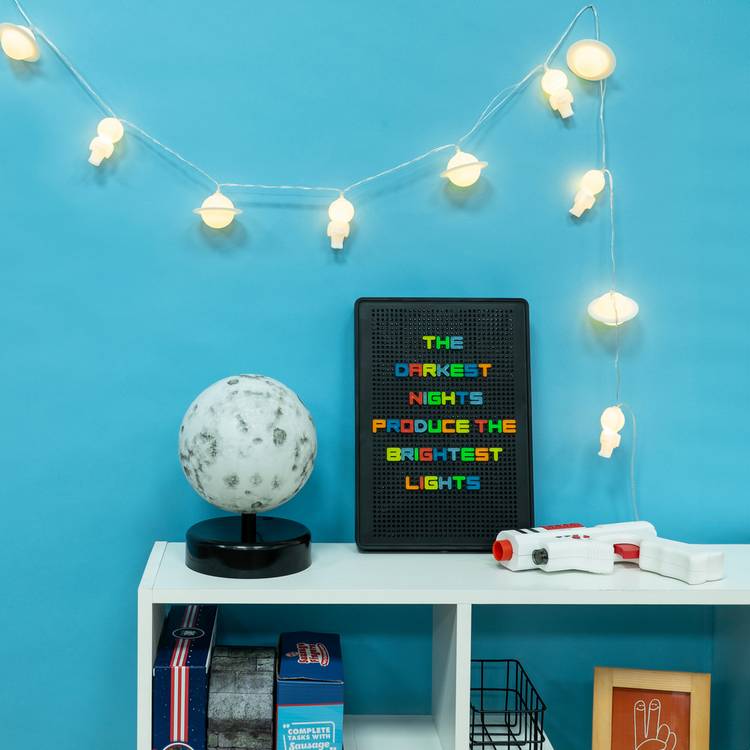 Fizz Creations Glow in the Dark Astronaut LED String Light 0