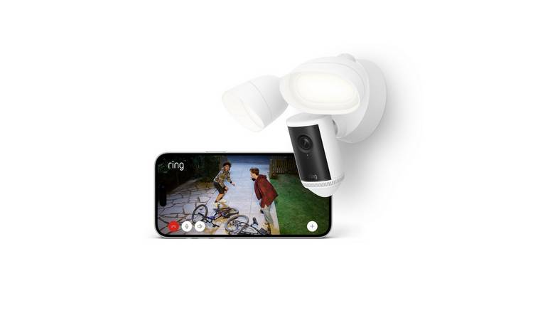 Ring Floodlight Cam Pro Wired Security Camera - Black