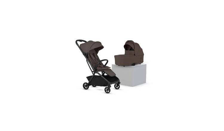Silver Cross Nia Stroller and Carrycot - Chocolate