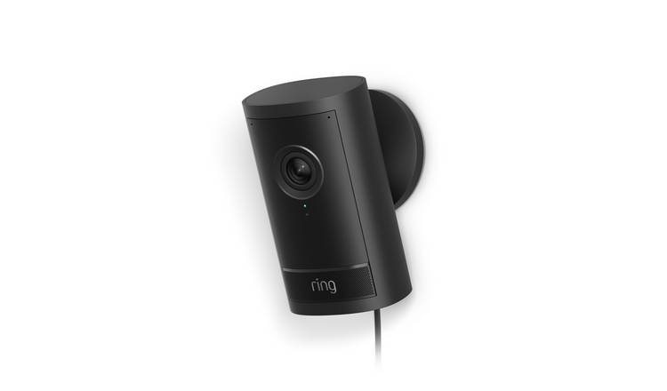 Ring Outdoor Cam Pro Plugin Security Camera - Black