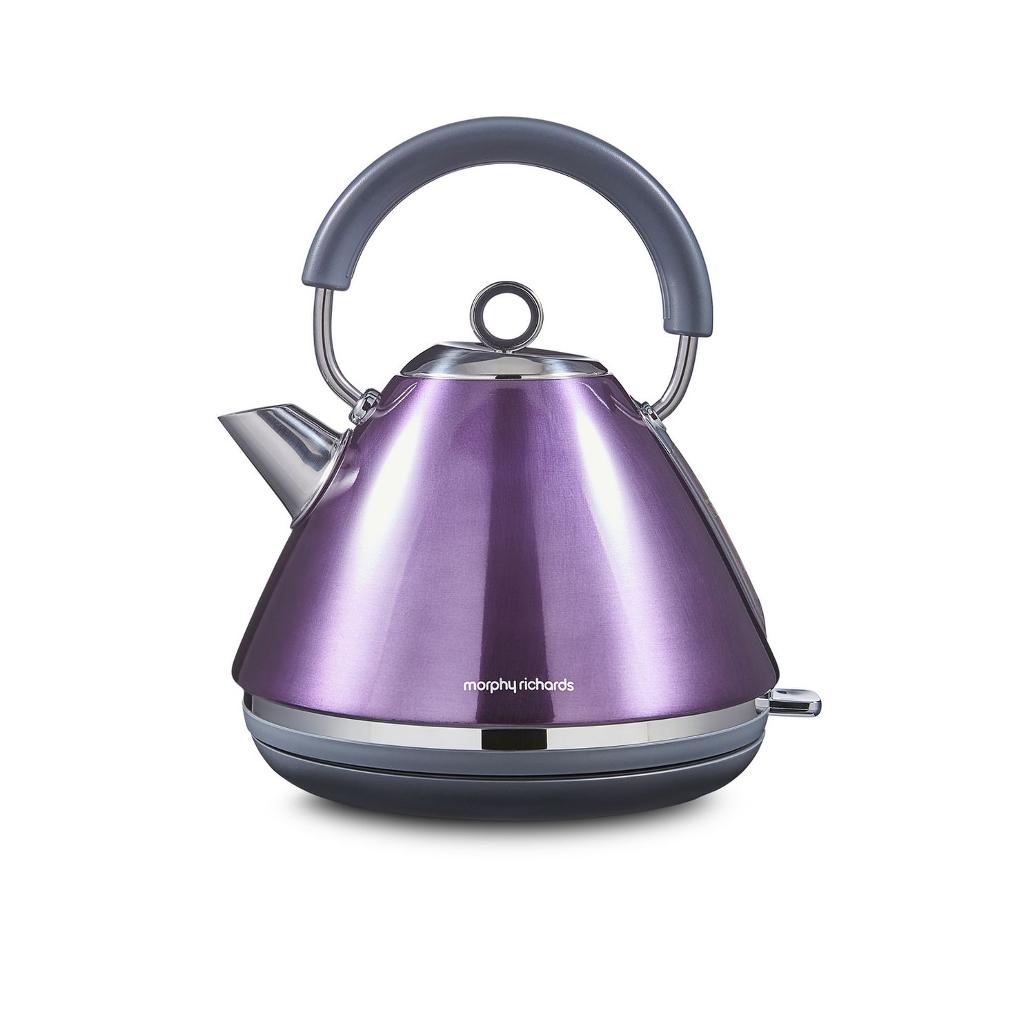 Morphy Richards Accents Pyramid Electric Kettle, Purple, 1.5L