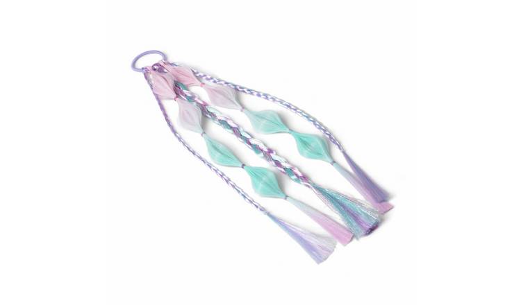 Flitzy Mermaid Pastel Ribbon Fake Hair Hairband