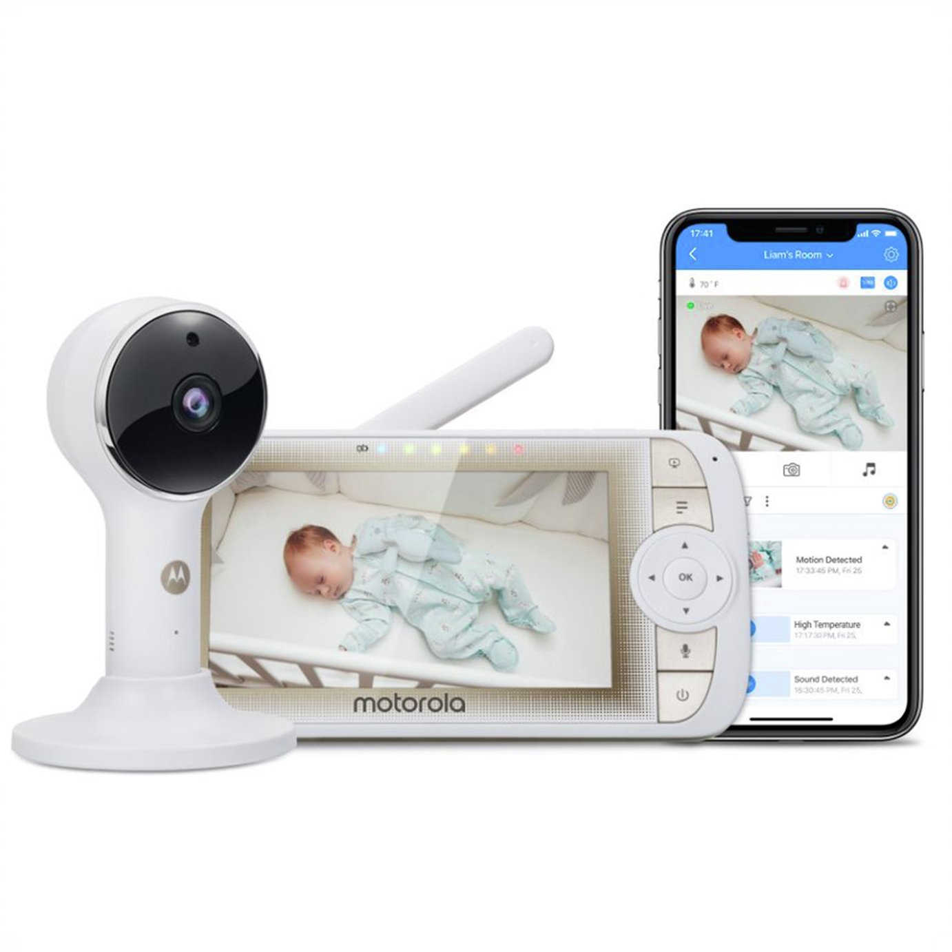 Motorola LUX85 Smart 5 inch Over Crib Monitor Review