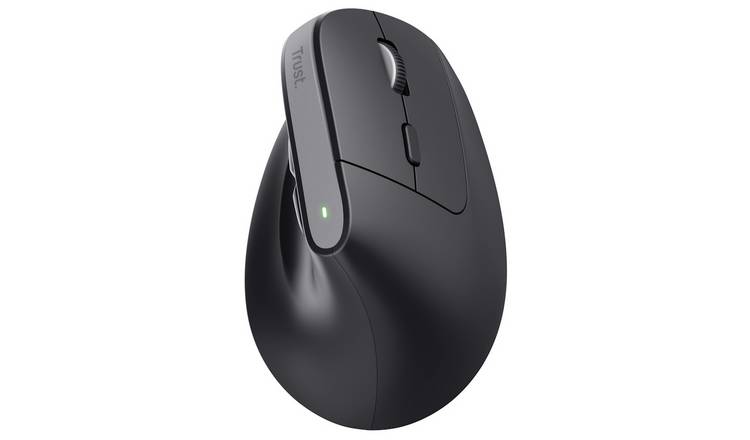 Trust Bayo+ Ergonomic Multi-Device Wireless Mouse - Black