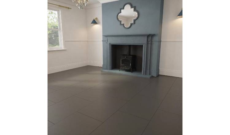 Vitrex Matt Underlay Board Floor Tiles - Black
