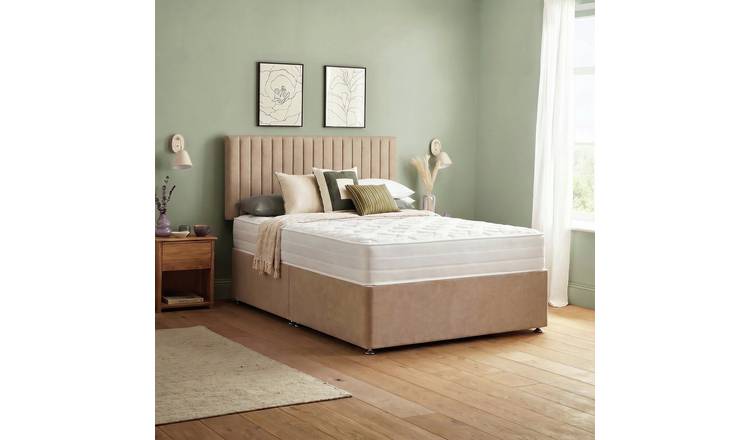 Silentnight Knightly Luxury 2000 Pocket Kingsize Divan Bed - Sand