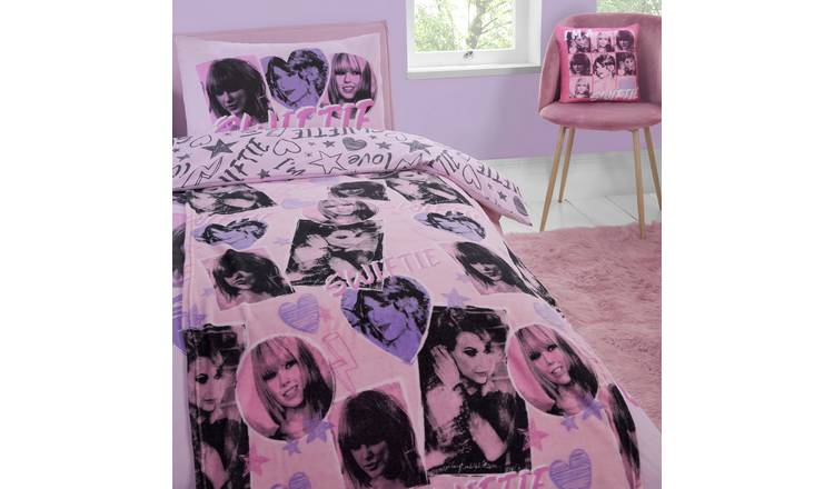 Celebrity Icons Fleece Throw - Pink - 150x100cm