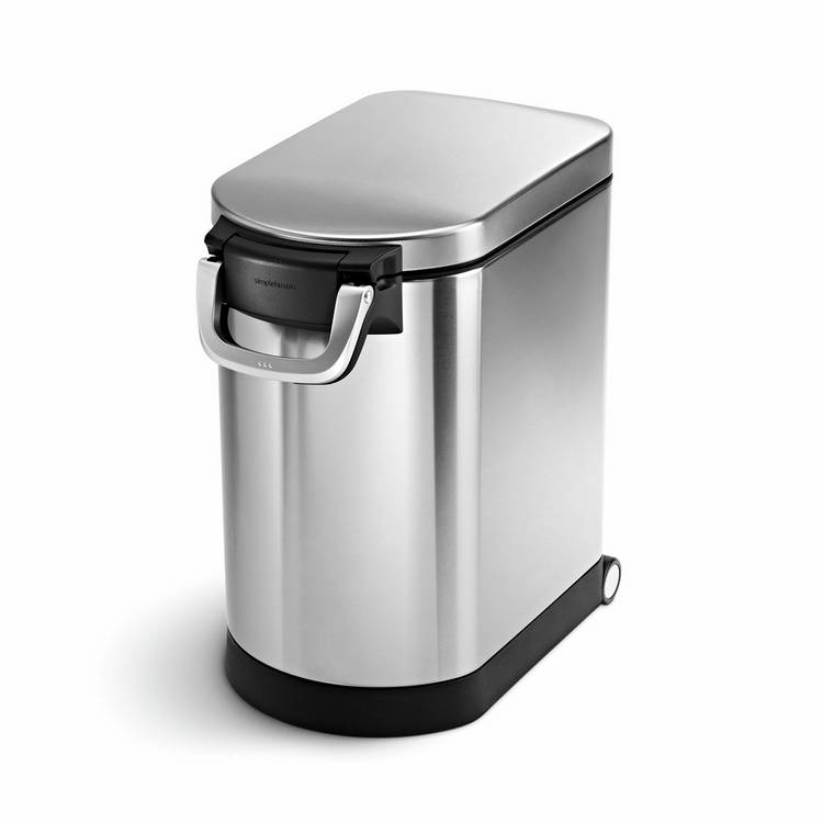 Simplehuman 25L Pet Food Bin - Stainless Steel 0