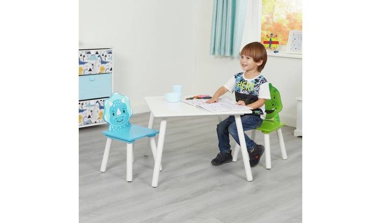 Liberty House Toys Kids Dinosaur Table & 2 Chairs Set